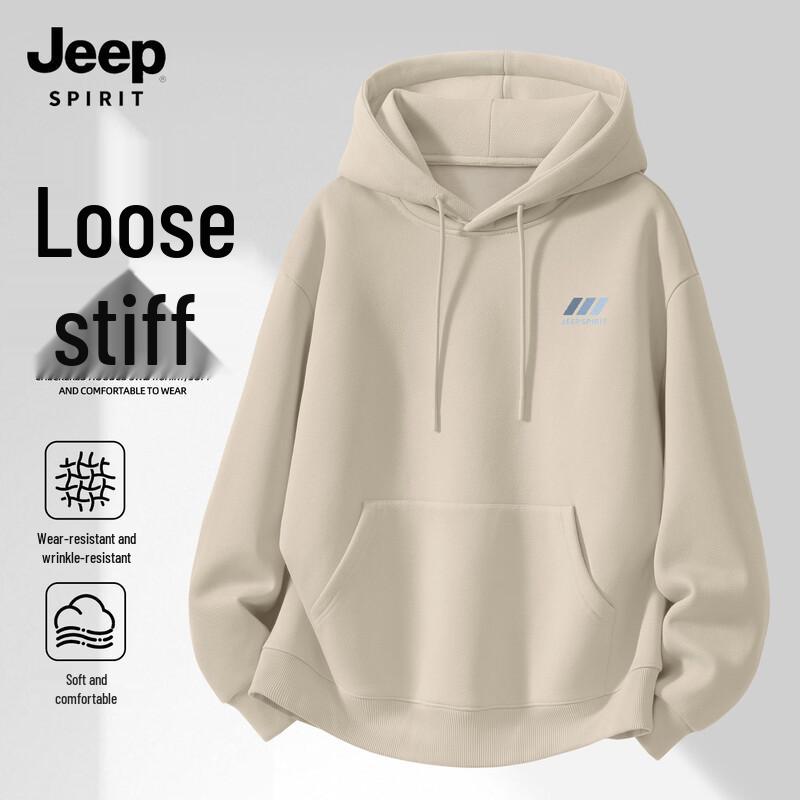 JEEP SPIRIT Men s Casual Hooded Sweatshirt XL