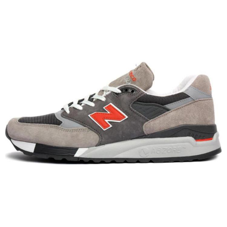 

новые New Balance 998 серые оранжевые 45