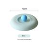 Cup Cover Non-toxic Silicone Round Universal Water Cup Lid Anti-dust Coffee Mug Sealed Cap With Spoon Holder Heat-Resistant Lid