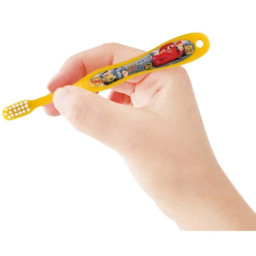 Skater Toothbrush for Kindergarteners 3-5 Years Old Soft 3 Pieces Disney Cars 24 14cm TB5ST-A