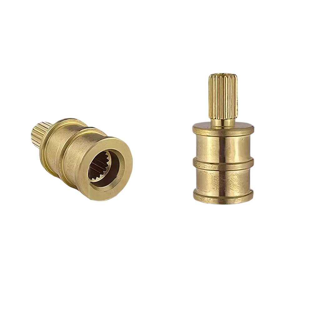

1pc Brass 7.6mm 20-tooth Faucet Valve Extension Rod Extended Valve Stem For Faucets Systems Easy Installation
