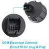 4WD Switch 4x4 E-Locker Override Control Switch Knob Compatible with 2009-2014 Ford F150 Replacement for AL3Z-14B166-BA AL3Z14B166BA 4 Wheel Drive