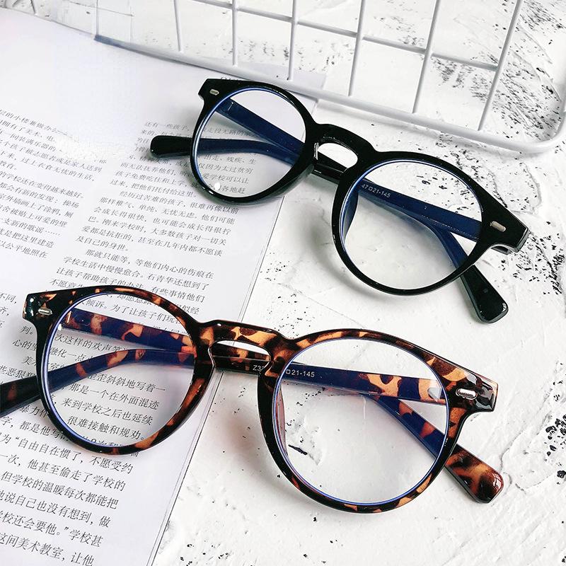 Small Size Blue Light Filter Glasses Men Leopard Square Frame Gaming Uv400 Blue Ray Blocking Computer Women Eyeglasses