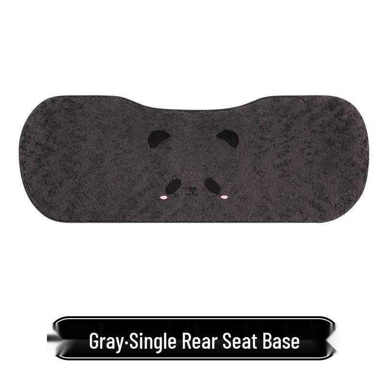 Panda Winter Plush Car Seat Cushion for Toyota bZ3, Corolla, RAV4, Rongfang, bZ5