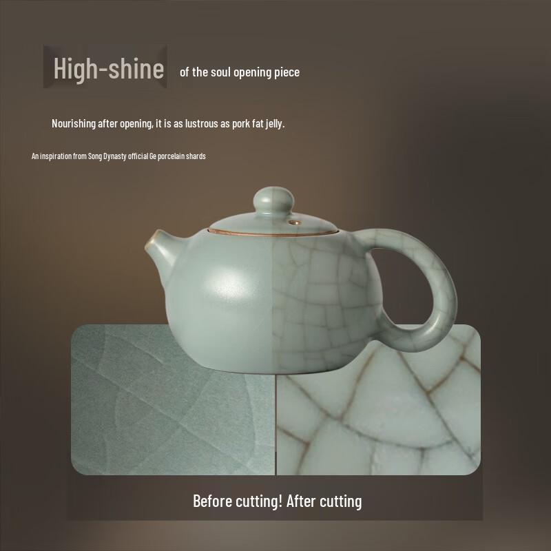 Buzhuo Ru Kiln Kung Fu Tea Set