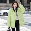 Casual and Warm Women's Down Cotton Jacket Winter Bread Coat for Korean Students
