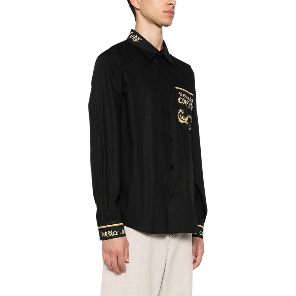 Versace Jeans Couture Chrome Couture Printed Poplin Shirt 77GAL2-RBNS561-G89