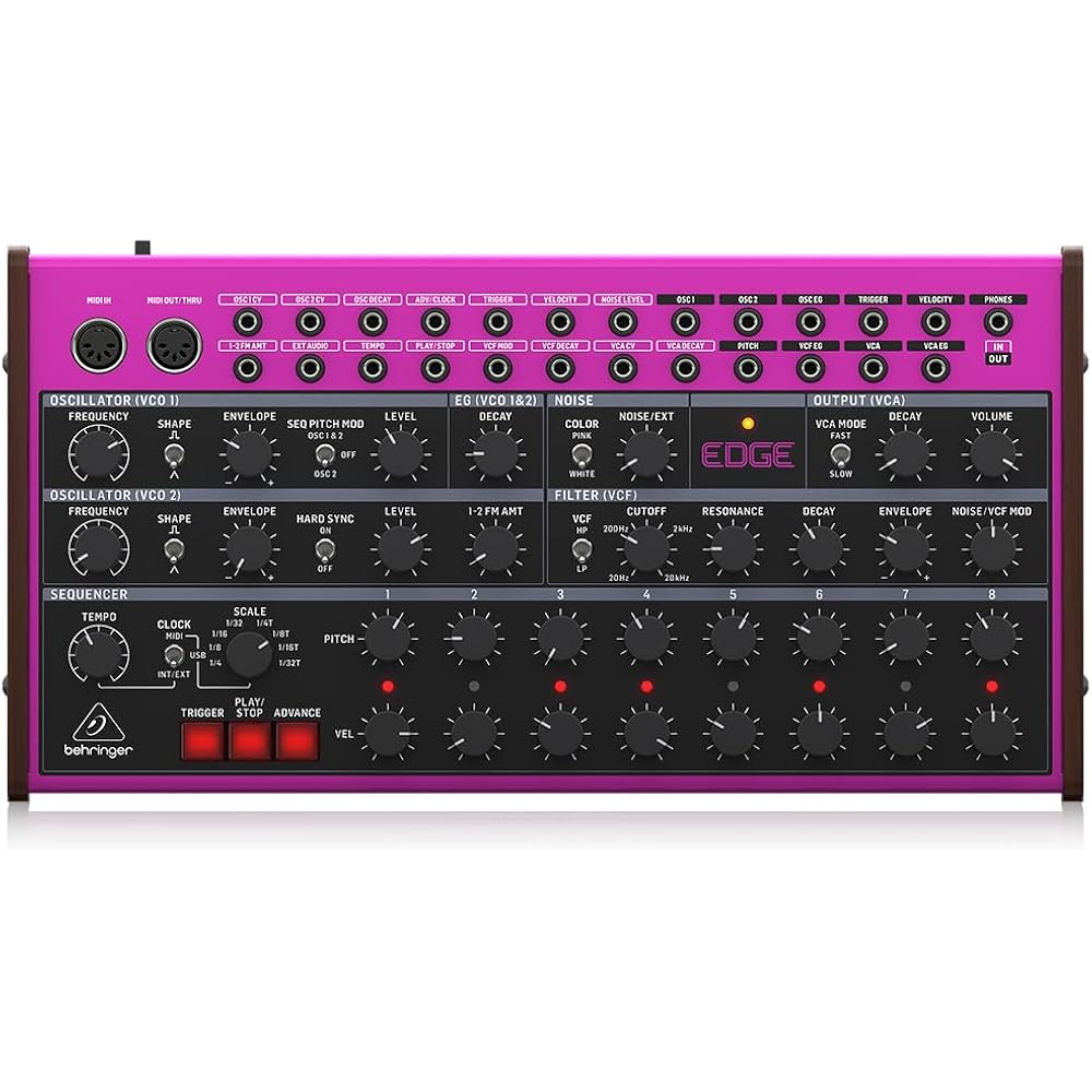 Behringer Behringer Analog Semi-Modular Percussion Synthesizer with Built-In Sequencer MIDI/USB M...