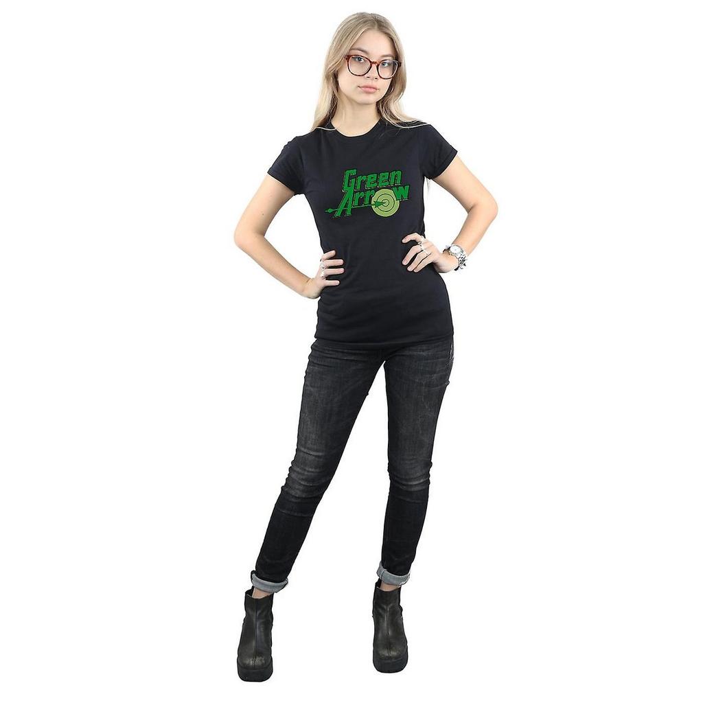 Green Arrow Womens/Ladies Logo Cotton T-Shirt
