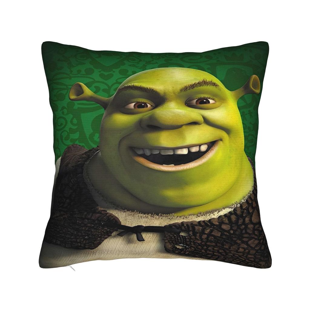 Polštářový potah Shrekův vtipný polštář Vlastní potah na polštář Novinka Povlak na polštář na pohovku ložnici domácí dekorace