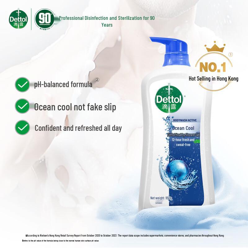 

Dettol Ocean Cool Shower Gel 950g