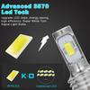 4PCS H7 LED H4 Headlight KIT Combo Bulbs High Low Beam Super Bright White 6000K 3000K Yellow 12000K Ice Blue Bulbs 7