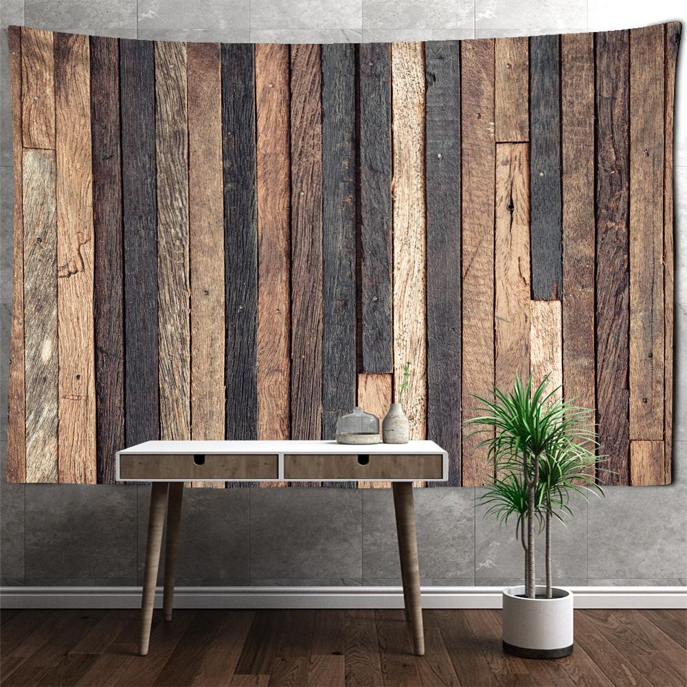 Holz Muster Wandteppich Hängen Retro Kunst Böhmischen Psychedelic Hexerei Mysterious Hause Schlafsaal Dekor