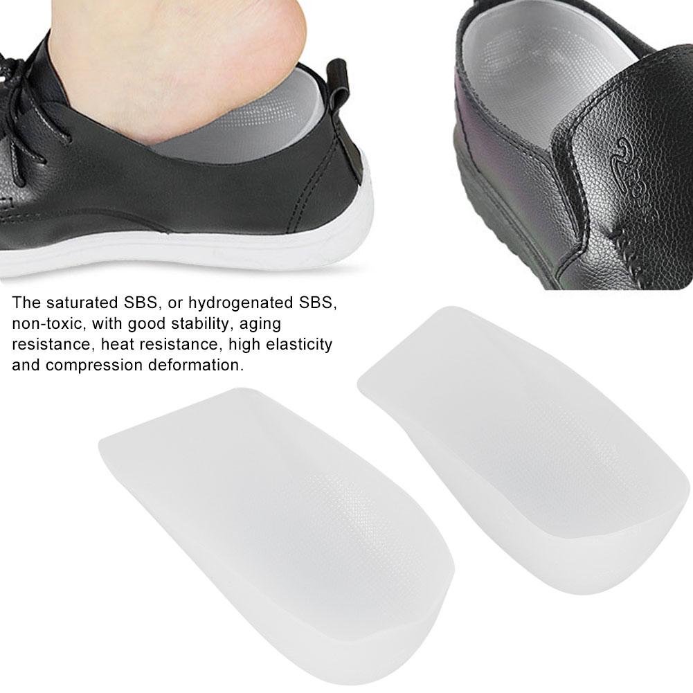 1 Pair Height Increased Insole Heel Socks Shoe Sole Heel Support
