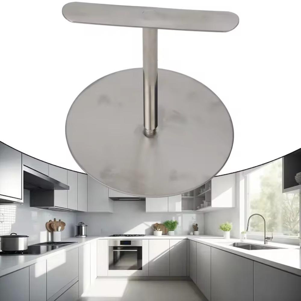 Patties-kross i rostfritt stål, rund form för hamburgare, kökstillbehör, degpressare, paj