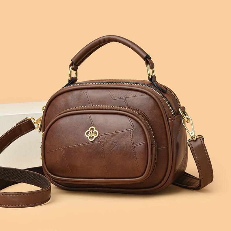 Retro Simple and High quality Small Square Bag Summer Simple and Versatile Mother Bag One-shoulder Crossbody Bag