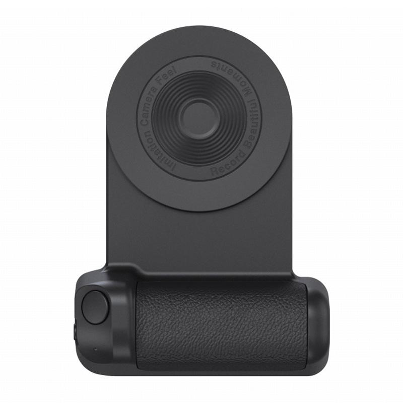 

Тримач для телефону у формі камери, сумісний з Bluetooth, ручка, настільна магнітна обертова підставка для телефону Black