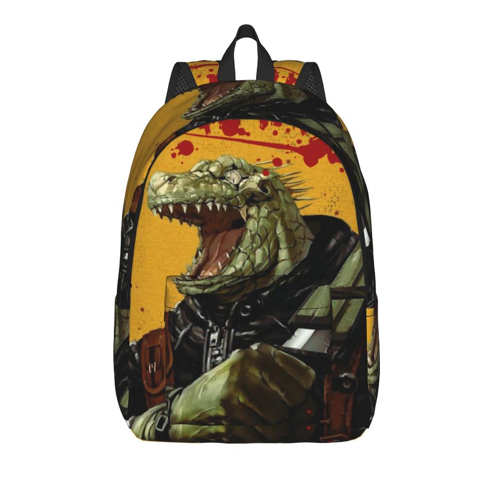 Dorohedoro Anime Casual Backpack Outdoor High School Hiking Travel Daypack for Men Women Laptop Shoulder Bag