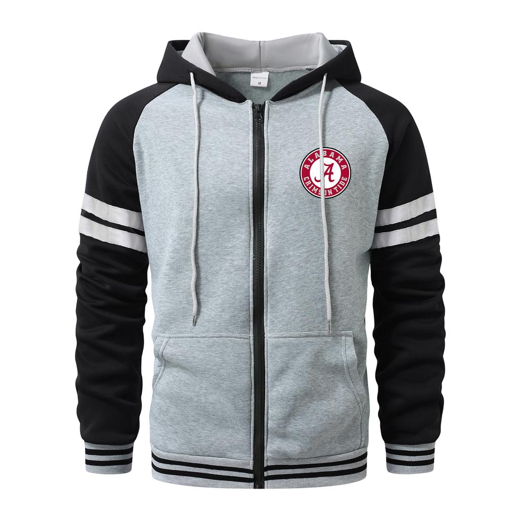 Moletons para Homem Cardigan com Zíper e Capuz Bolso com Capuz Moda Esportiva e ao Ar Livre para Homem Moletons Streetwear Casual Casacos para Homem