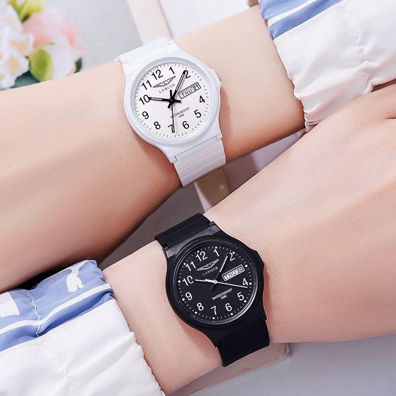 Test Watch Female Straight-A Student Junior High School Junior High School Student Female High Value Fashion Luminous Calendar Quartz Watch