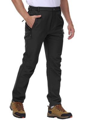 Cold Weather Brushed Trekking Water Mountain Climbing Windproof For Outdoor Soft Shell Pants [TBMPOY] Men's Pants, Lining, Pants, Repellent, Thick,