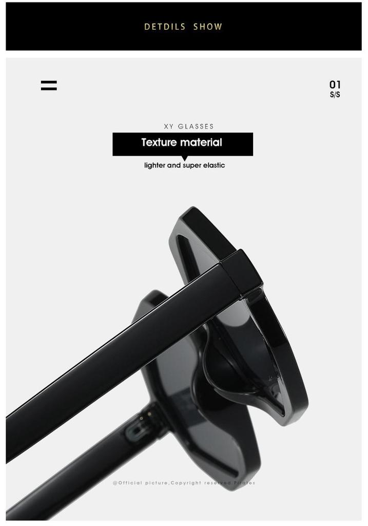 Polygon Sunglasses: European-American Angled Fashion, Color-Block, Casual Women's Style