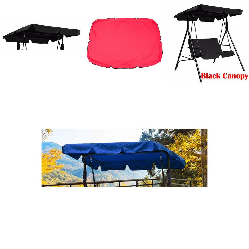 Anti-uv Swing Seat Canopy Cover With Bandages For Outdoor Use