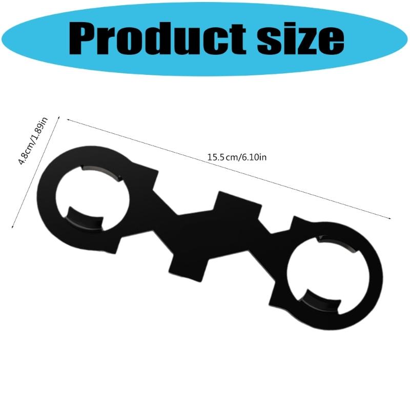 Professional Faucet Aerators Stem Wrenchs Tool For Plumbing Repair Carbon Steel Build Universal Fit Ergonomic Design