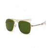 AO Piloten Zonnebril, Klassieke Luchtvaart Stijl UV400 Glazen met Optisch Glas Lens voor Mannen