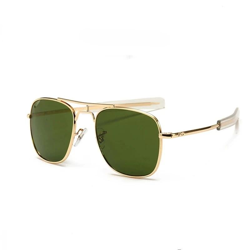 

AO Pilot Sunglasses, Classic Aviation Style UV400 Shades with Optical Glass Lens for Men United States