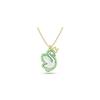 Swan Gold Tone Plated Chain Pendant Womens