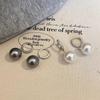 Korean Style S925 Silver Pearl Stud Earrings for Women - Simple, Elegant, and High-End