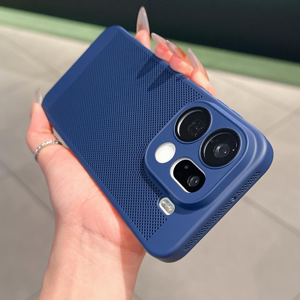 Für OPPO Find X9 Pro Hitzableitung Harte Handyhülle für OPPO Find X 9 FindX9pro Kühlende Wabenstruktur PC-Abdeckung Hüllen Schale