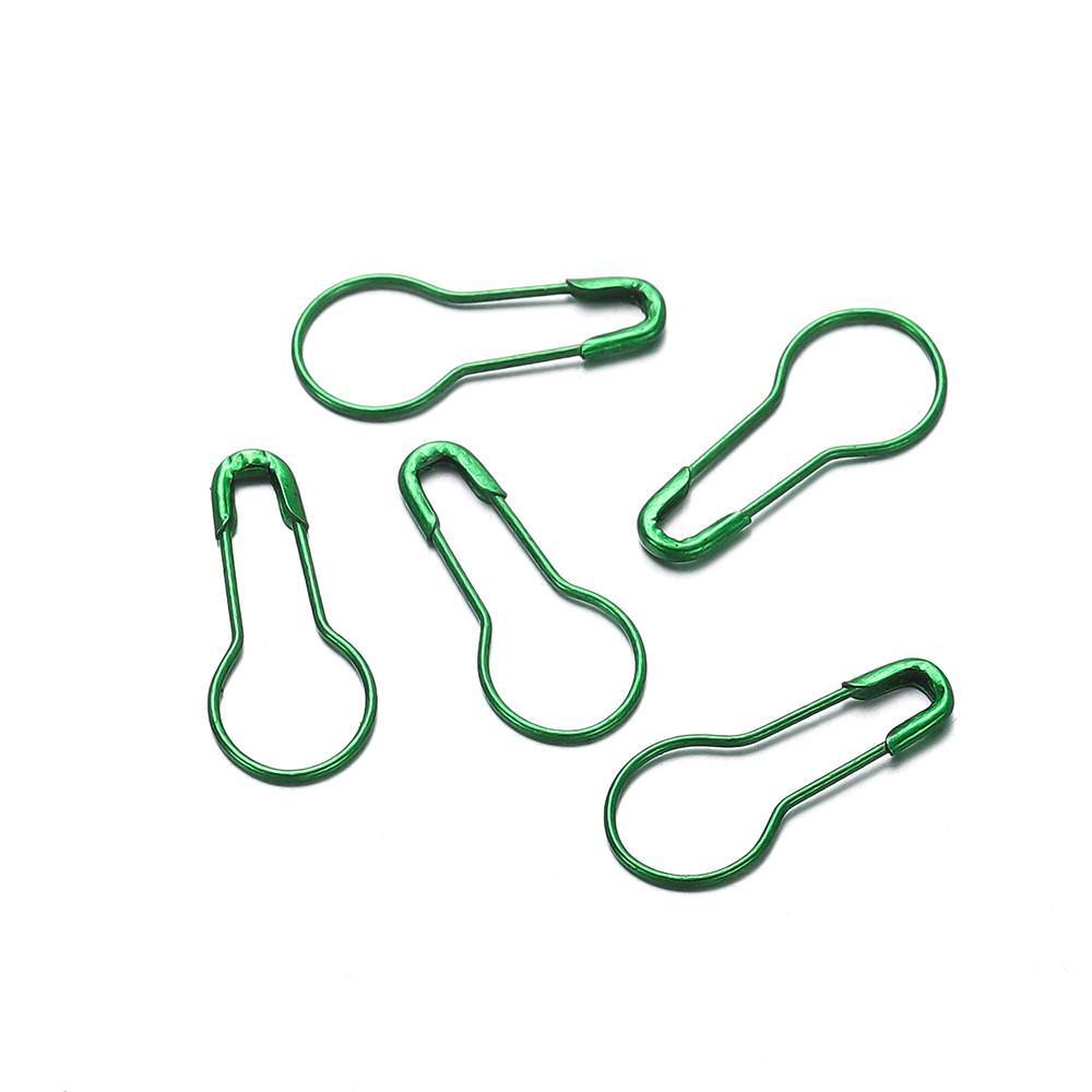50/100pcs/Lot Colorful Gourd Shape Safety Pins Paper Clip DIY Sewing Tools Metal Needles Large Safety Pin Brooch Accessories