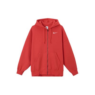 Sports Lifestyle Series Warm Hooded Zip Jacket Women Jackets Red DD5635-657