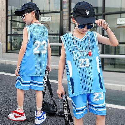 Çocuk basketbol şortları, gençler için kişiselleştirilmiş basketbol forması, hem erkek hem de kız çocukları için baskılı kısa kollu set