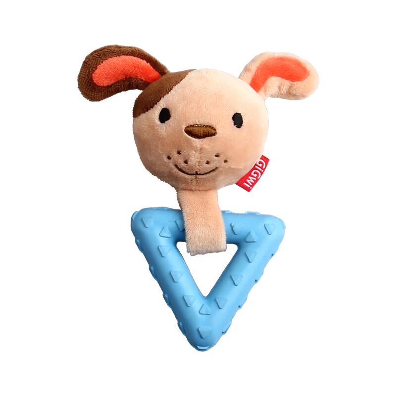 GiGwi Q-Series Squeaky Plush Rubber Dog Toy