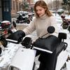 Bicycle Handlebar Mittens Winter Bike Handle Bar Muffs Warm Cold Weather Protection Gloves for Snowmobile Motorcycle Scooter