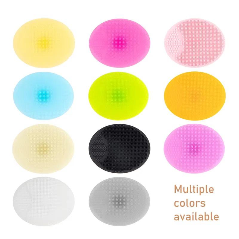 1pc Silicone Cleansing Brush Washing Pad Facial Exfoliating Blackhead Face Cleansing Brush Tool Soft Deep Cleaning Face Brush