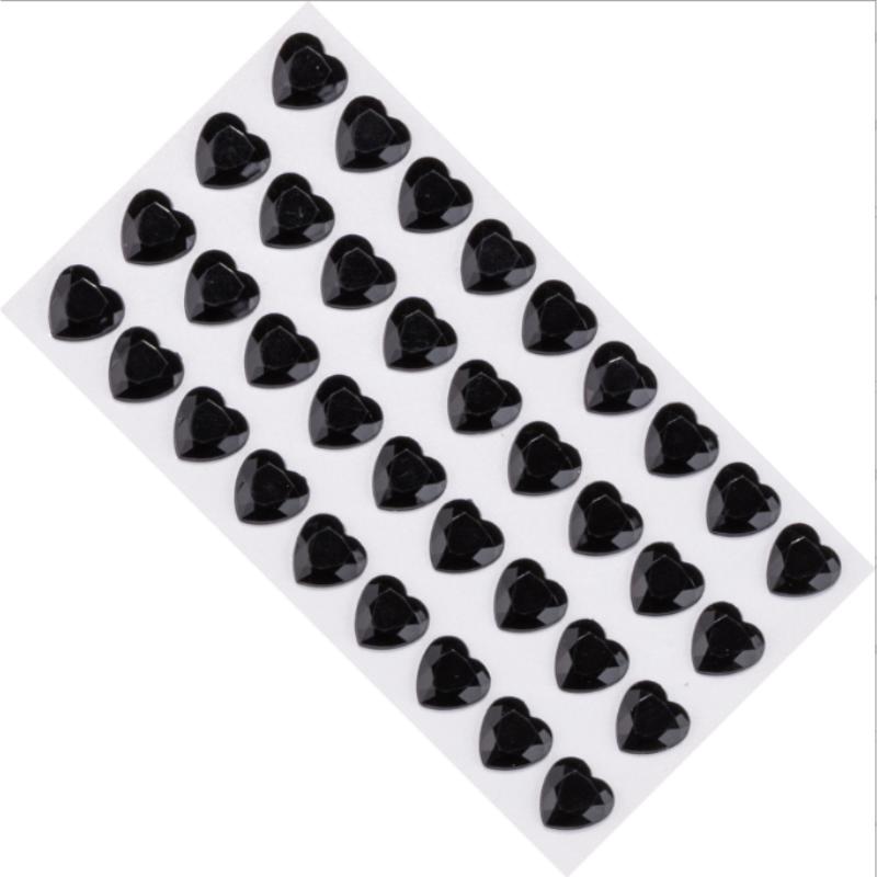 12MM36 Acrylic Love Drill Stick Korean Girl Heart the Same Model Mobile Phone Case Ledger Sticker