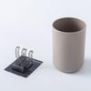 Toothbrush Holder With 300ml Cup Bathroom Organizer Wall Sticker Hanging Brush Bracket Stand Bathroom Accessories