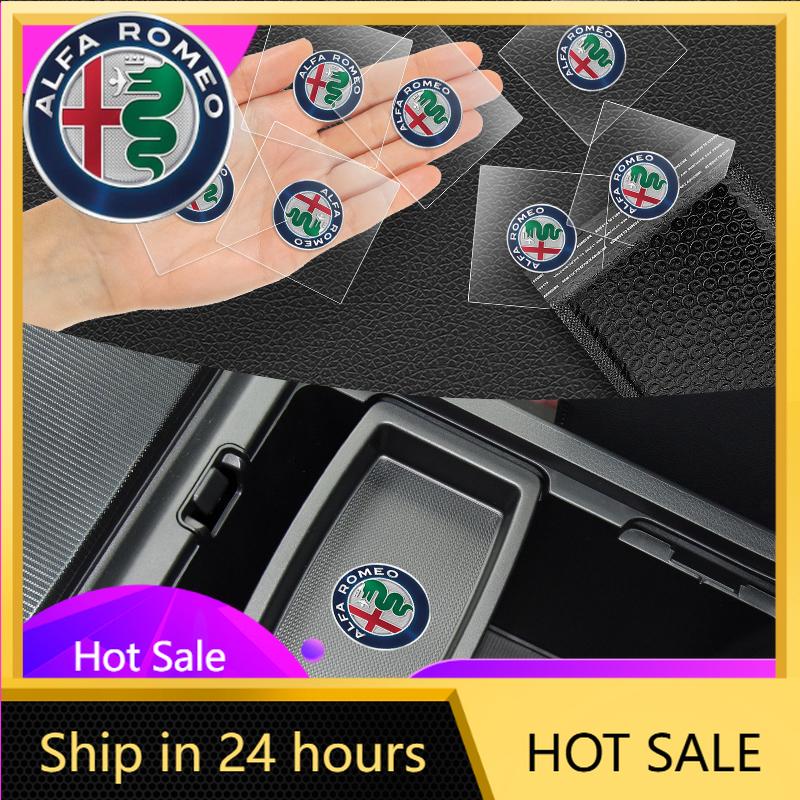 Autoaufkleber Für Alfa Romeo Auto Innenaufkleber Mittelkonsole Aufkleber Emblem Abzeichen Für Alfa Romeo giulia stelvio giulietta 159