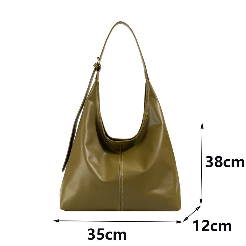 Yogodlns Women Retro Shoulder Tote Bag Versatile Shoulder Bag Commuter Crossbody Pack Fashion Large Capacity Student Book Bag