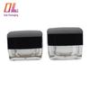 In Stock Square Acrylic Refillable Cosmetic Jars: 5g, 10g, 15g, 20g, 30g for Creams and Lotions