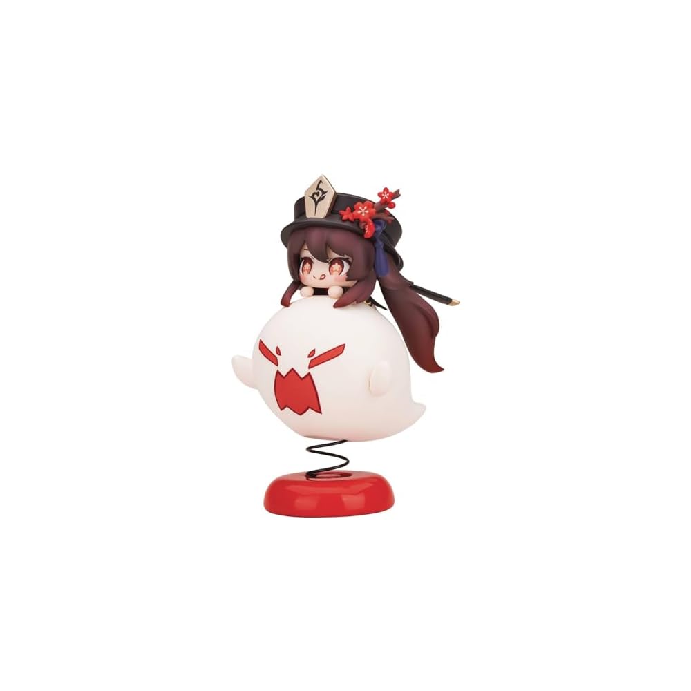 Apex Genshin Impact Hu Tao Chibi Character Wobble Stand Non-Scale PVC ABS Metal Painted Figure