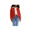 Levis FW23 Commuter Hrubá bunda s dlouhým rukávem Bavlna Dámské svrchní oblečení Červená 36137-0053
