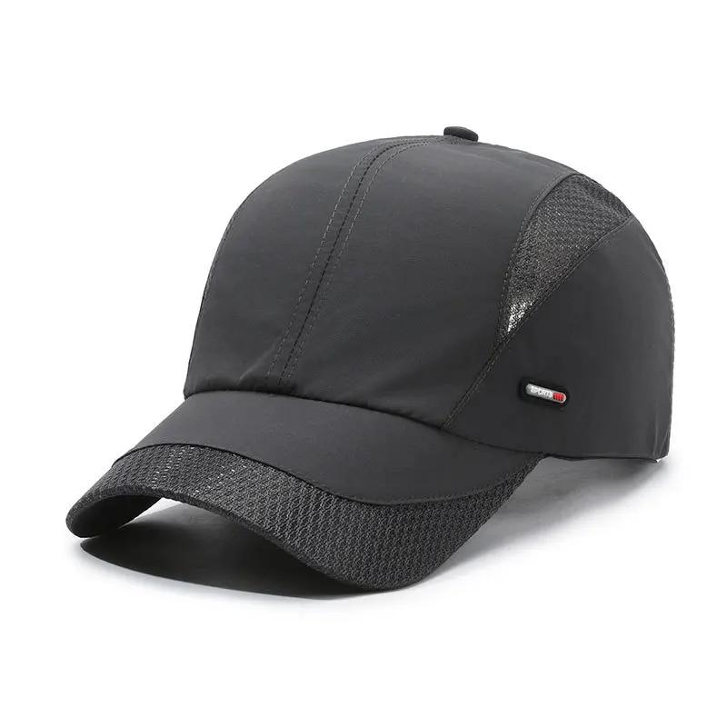 1Pcs Summer Quick Dry Baseball Cap Outdoor Sports Mesh Breathable Hat for Men Women Hiking Fishing Sunbonnet Golf Adjustable Cap