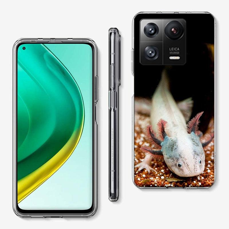 Smiling Salamander Phone Case For Xiaomi Poco F7 Ultra X7 X6 M8 M7 M6 M4 M3 Pro X4 Mi 15 15T 14 14T 12T 12S 10T Pro 12 11 Lite C