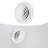 Adjustable ABS Ventilation Hood Round Ventilation Cover High Quality For Ducting Ceiling Wall Hole For Indoor Exhaust