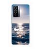 Case For Vivo Y76 5G Nike White Logo Sea Sun Maniacase